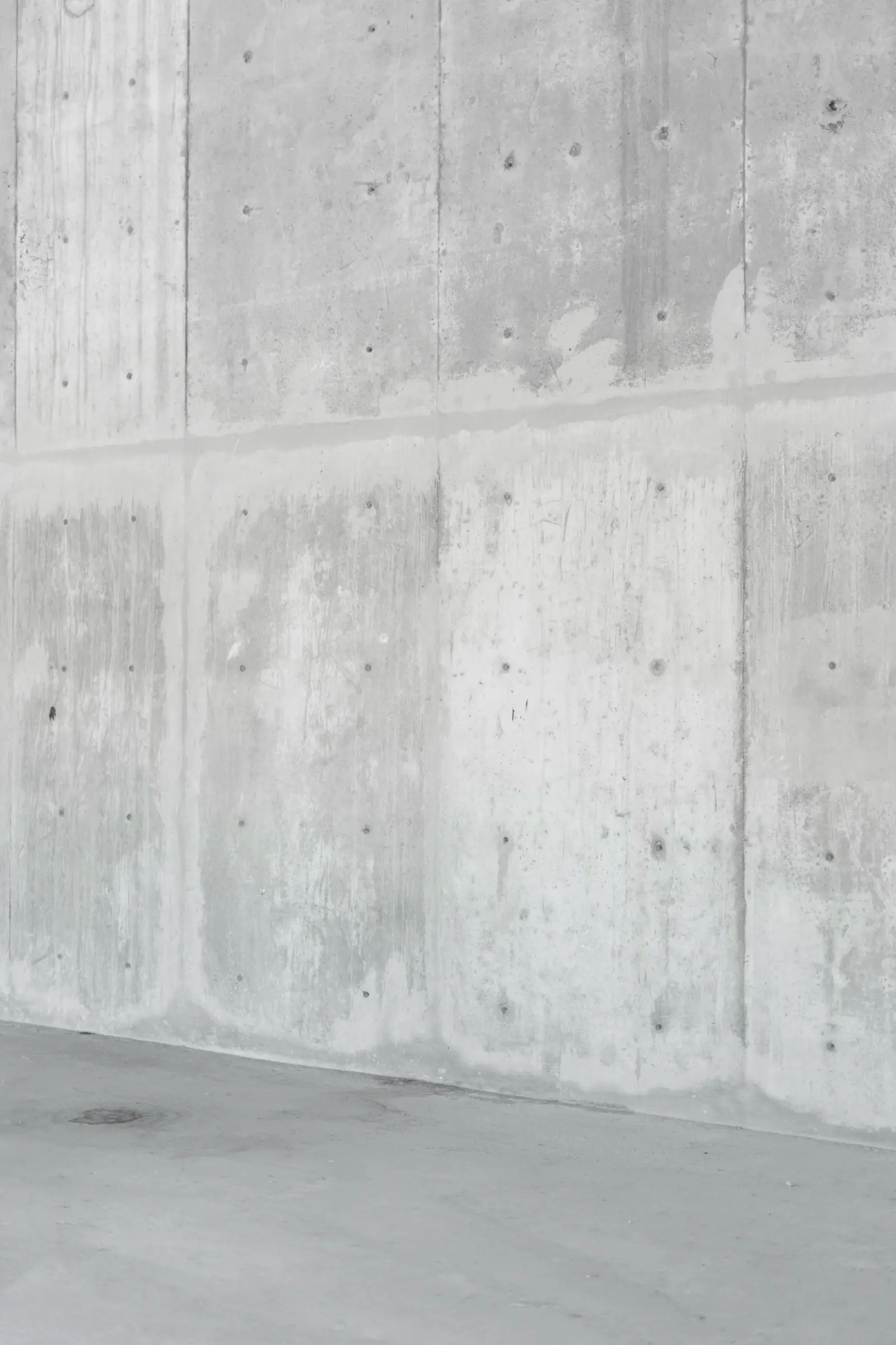 Reference: cast-in-place concrete wall with form-board texture